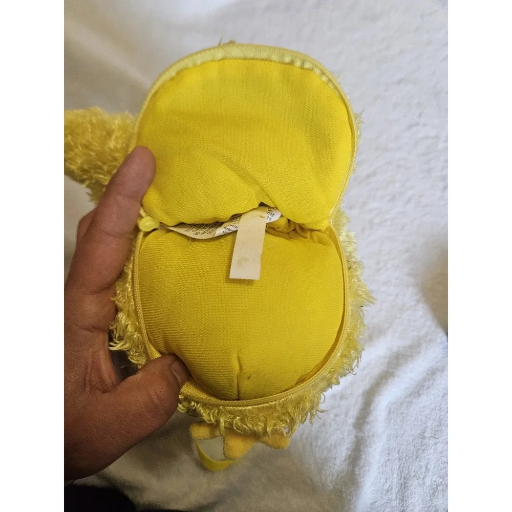 Sesame Street Big Bird Backpack Miniso 2019 Plush Yellow Rare Bag